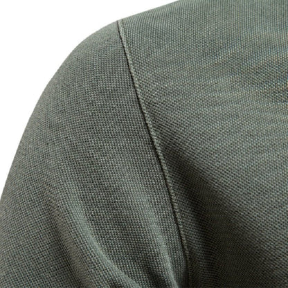 Effortless Mens Polo Shirt V-Neck Slim Fit 6
