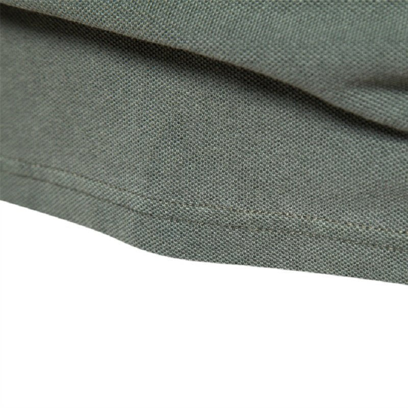 Effortless Mens Polo Shirt V-Neck Slim Fit 7