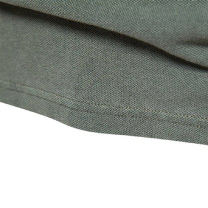 Effortless Mens Polo Shirt V-Neck Slim Fit 7