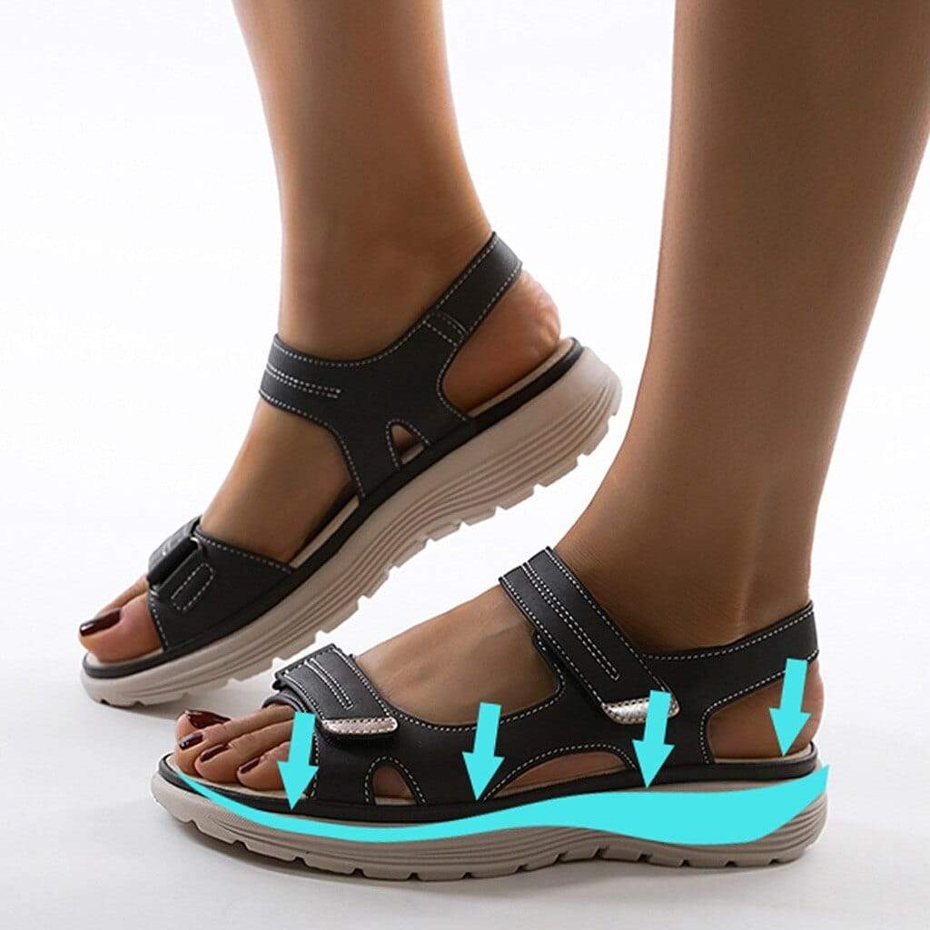 Effortless Orthopedic Sandals With Adjustable Straps 4