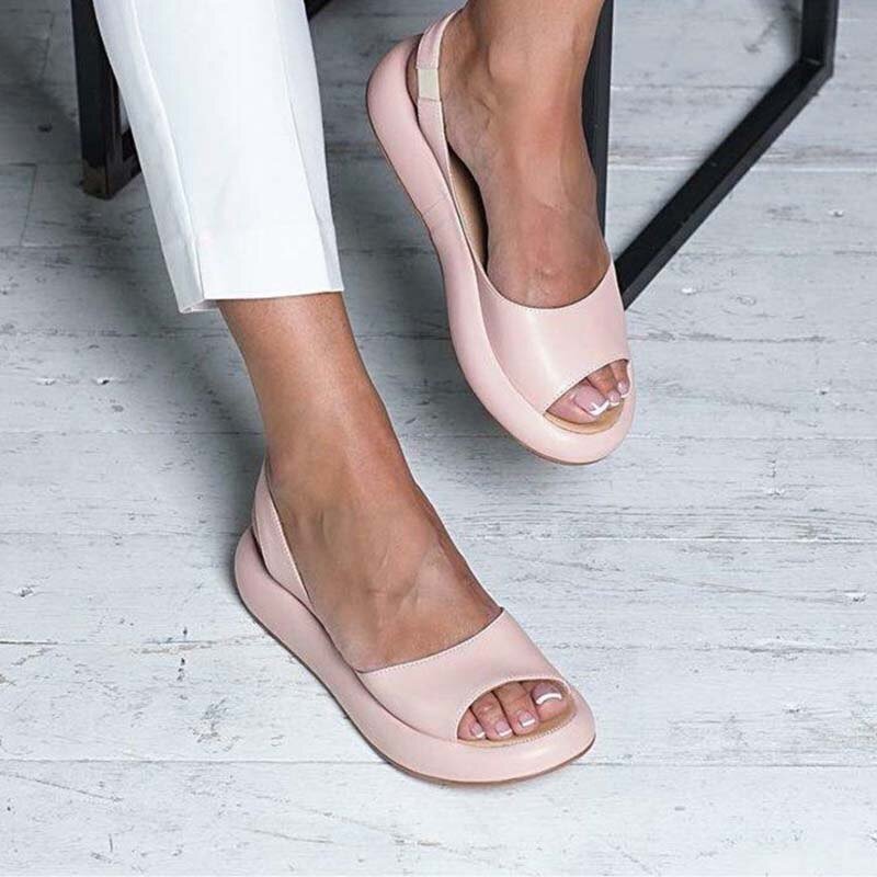 Effortless Summer Sandals For Women With Stretch Straps 0