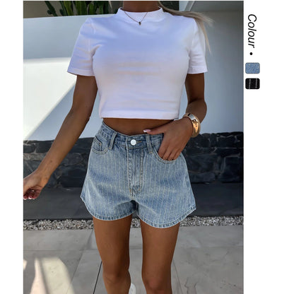 Effortless Women's Denim Shorts With Classic Cut 3