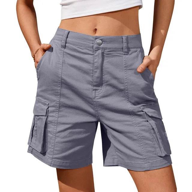 Effortless Women's Shorts With Elastic Waist 6