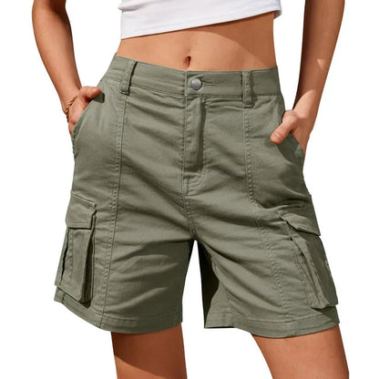 Effortless Women's Shorts With Elastic Waist 7