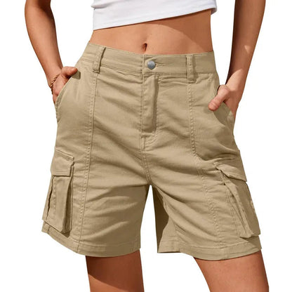 Effortless Women's Shorts With Elastic Waist 8