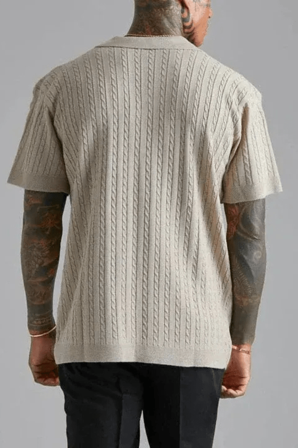 Effortless Women's Top With Jacquard Texture 1