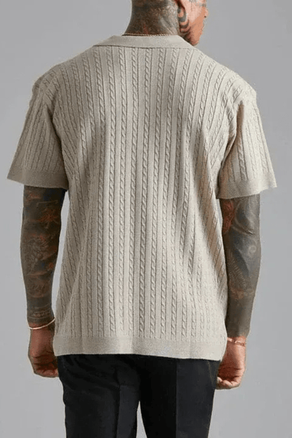 Effortless Women's Top With Jacquard Texture 1