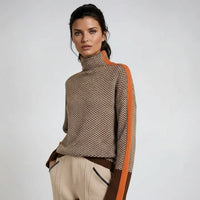 Avery | Women's Striped Turtleneck Sweater for Fall