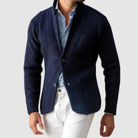 Emmett | Men's Knit Cardigan Jacket with Two Button Front for Fall Layering