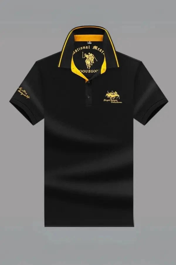 Elegant Men's Polo Shirt with Tailored Fit 0