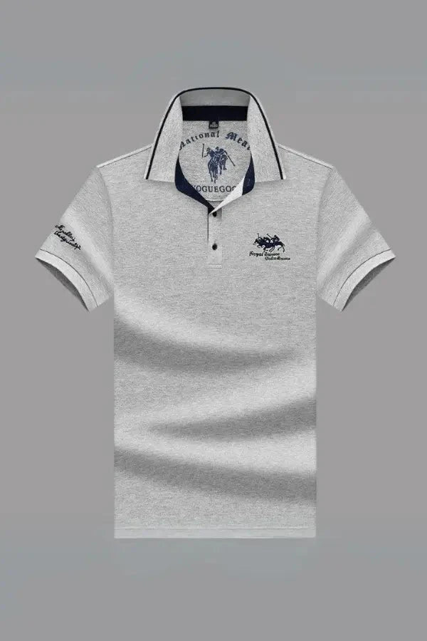 Elegant Men's Polo Shirt with Tailored Fit 3