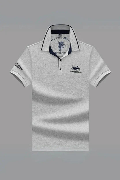 Elegant Men's Polo Shirt with Tailored Fit 3
