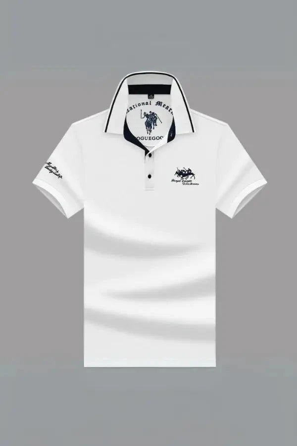 Elegant Men's Polo Shirt with Tailored Fit 4
