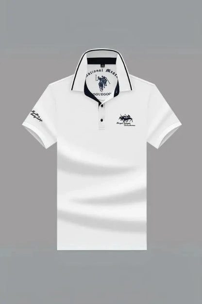 Elegant Men's Polo Shirt with Tailored Fit 4
