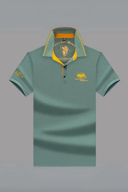 Elegant Men's Polo Shirt with Tailored Fit 5