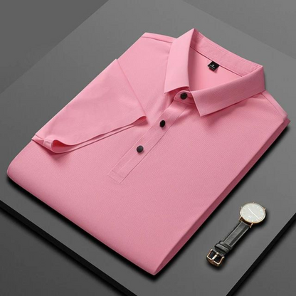 Elegant Mens Polo Shirt With Classic Fit 0