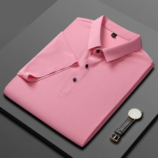 Elegant Mens Polo Shirt With Classic Fit 0