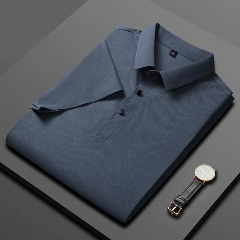 Elegant Mens Polo Shirt With Classic Fit 13
