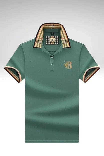 Elegant Mens Polo Shirt With Classic Fit 2
