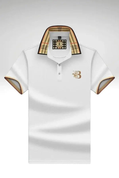 Elegant Mens Polo Shirt With Classic Fit 3