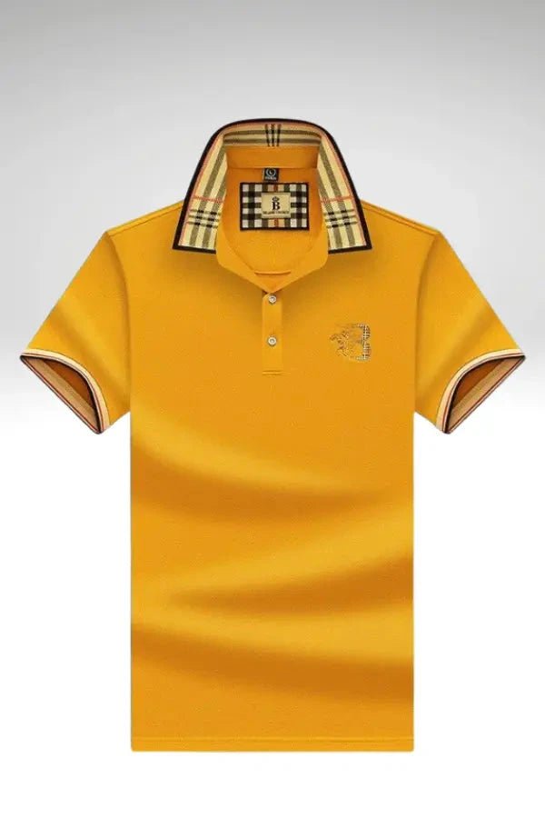Elegant Mens Polo Shirt With Classic Fit 4