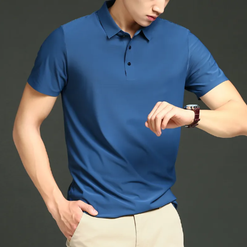 Elegant Mens Polo Shirt With Classic Fit 4