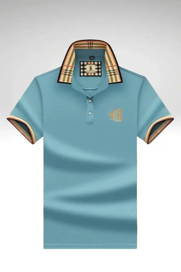 Elegant Mens Polo Shirt With Classic Fit 5