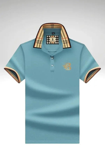 Elegant Mens Polo Shirt With Classic Fit 5