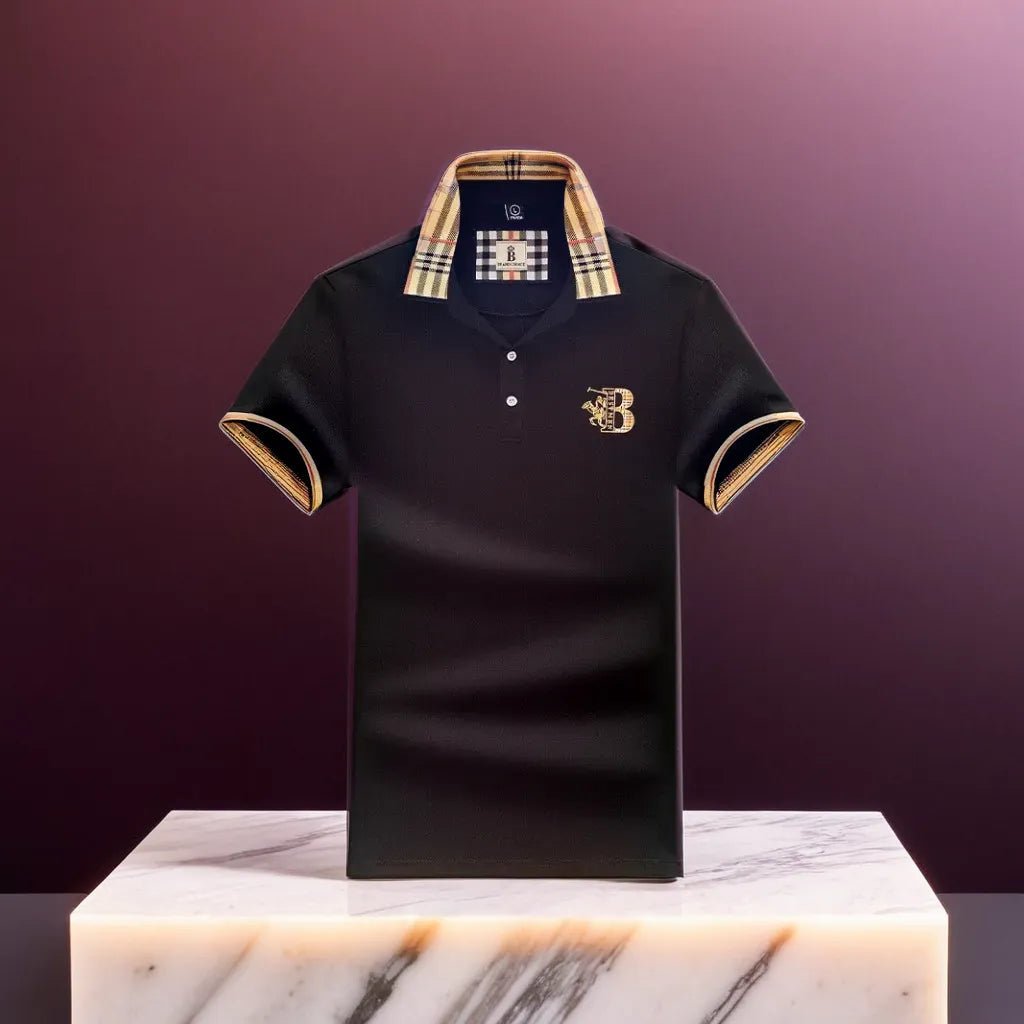 Elegant Mens Polo Shirt With Classic Fit 6