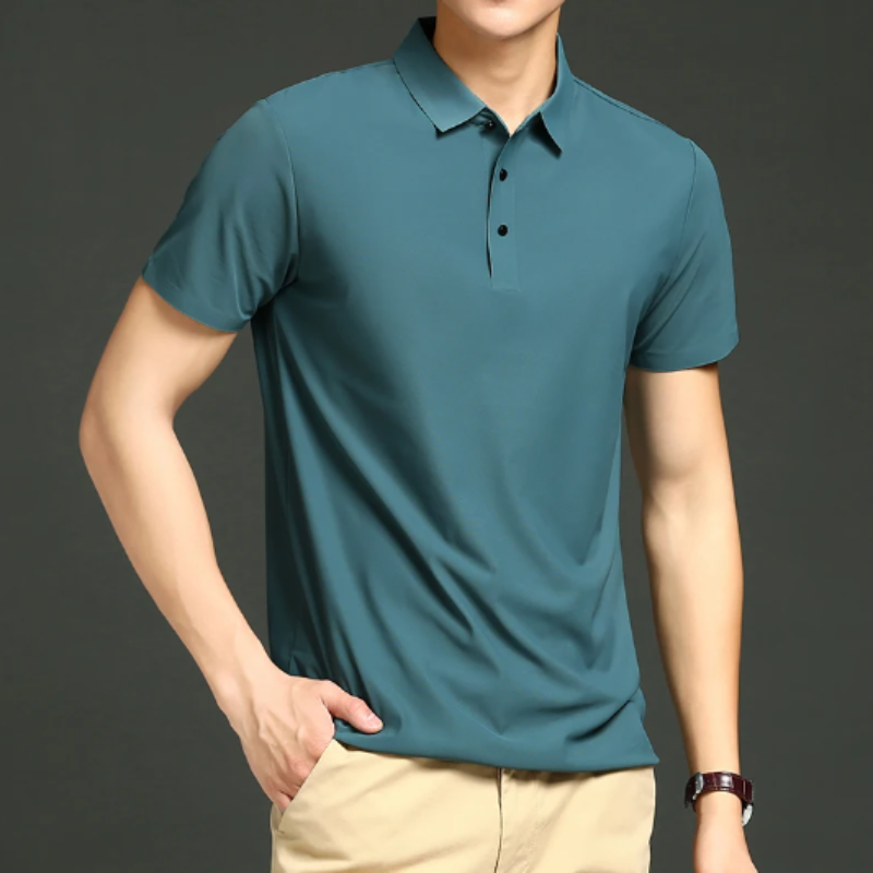 Elegant Mens Polo Shirt With Classic Fit 6