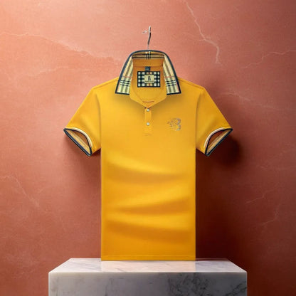 Elegant Mens Polo Shirt With Classic Fit 7