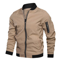 Blythe | Zip-Up Longline Bomber Jacket with Ribbed Cuffs