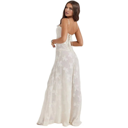 Ella | Floral Maxi Dress Spaghetti Strap Gown 3