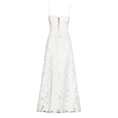 Ella | Floral Maxi Dress Spaghetti Strap Gown 6