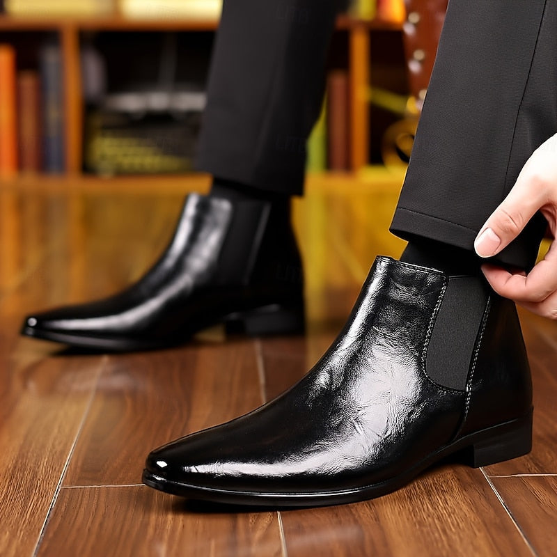 Men's Polished Ankle Chelsea Boots – view 3