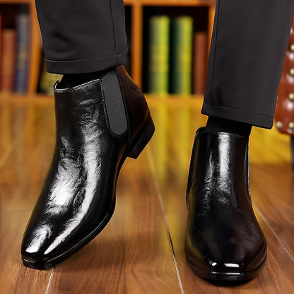 Men's Polished Ankle Chelsea Boots – view 5