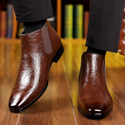 Men's Polished Ankle Chelsea Boots – view 6