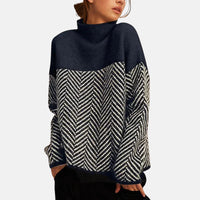 Augusta | Women's Herringbone Knit Sweater