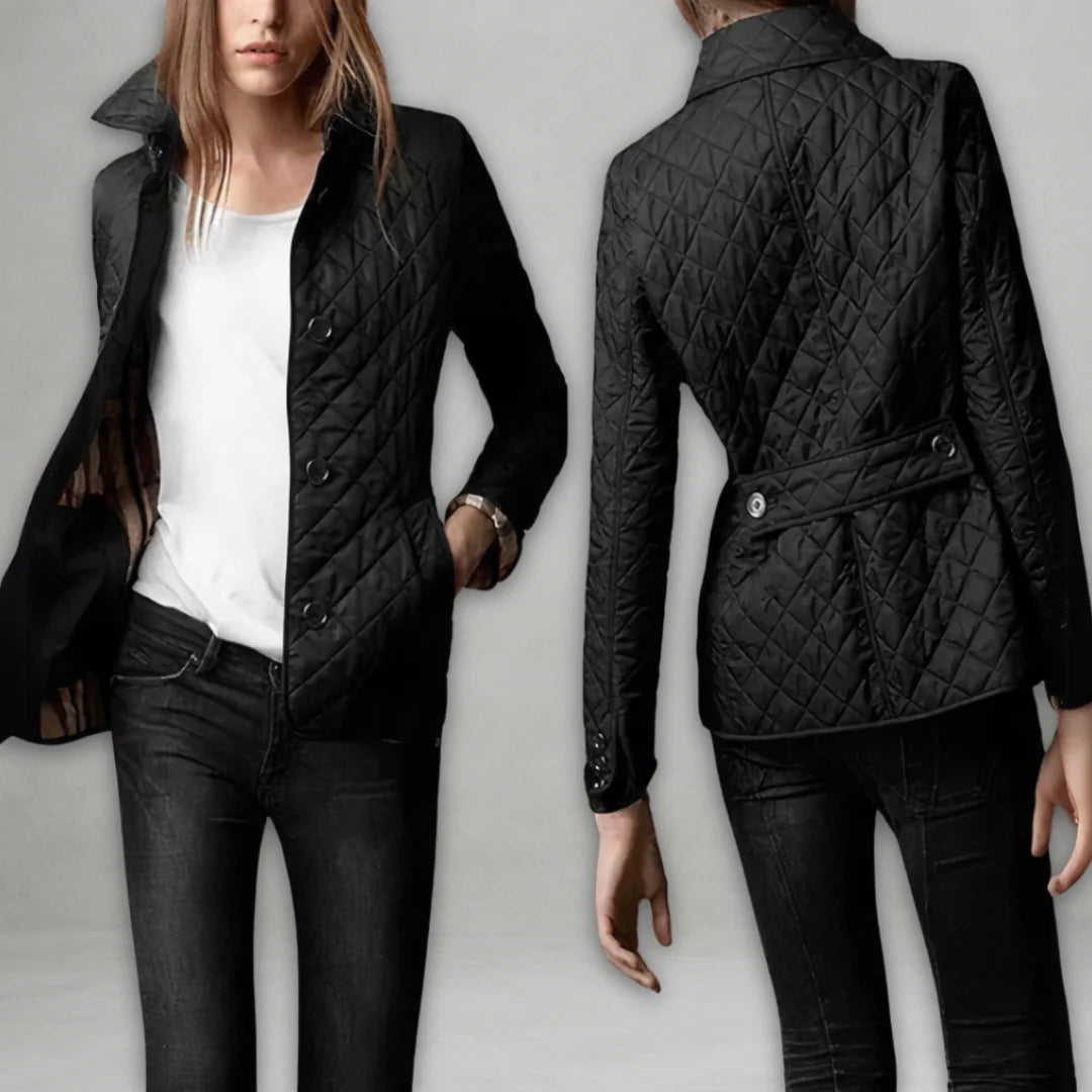 Women's black lightweight fall jacket