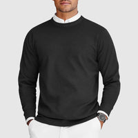 Colin | Men's Crew Neck Sweater in Lightweight Soft Knit for Fall Layering