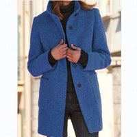 Tessa | Stand-Collar Tailored Winter Coat with Front Pockets
