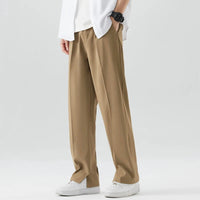 Ryder | Men's Breathable Wide Leg Pants with Mid Rise Waist and Button Fly