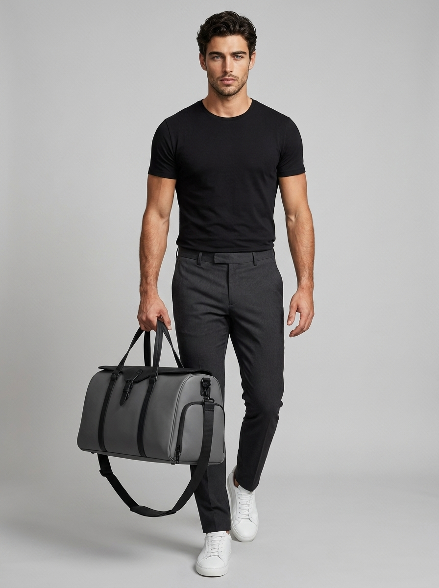 Men's black Weekend Duffel Bag