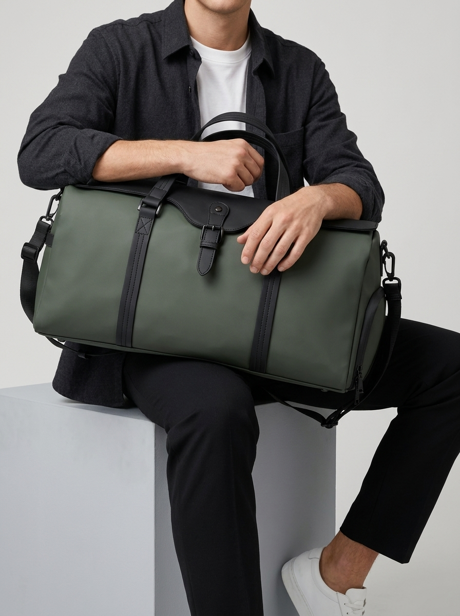 Men's black Weekend Duffel Bag