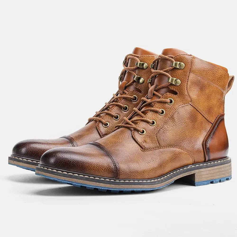 Felix leather ankle boots, front view
