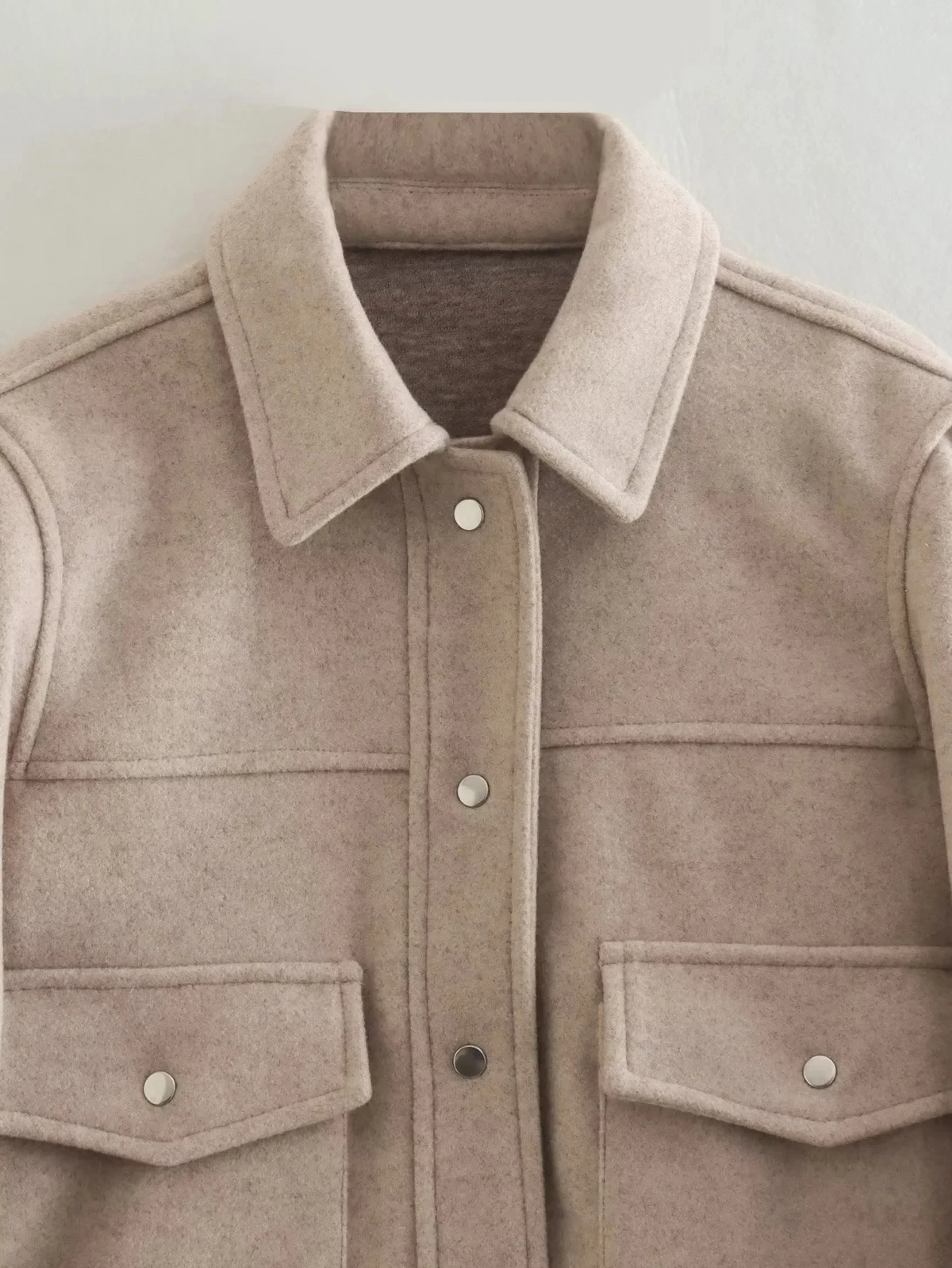 Sculpted Longline Winter Coat with Button-Through Front – view 4