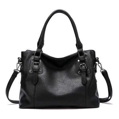 Black Rounded Silhouette Tote Bag