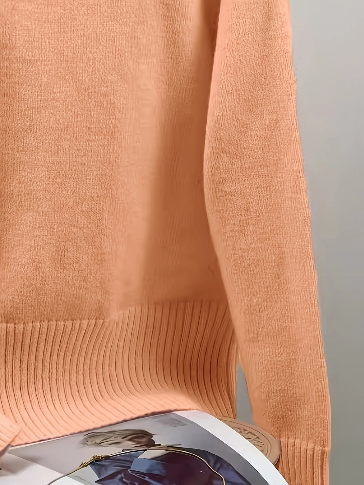 Women's Heart-Button Cardigan, V-Neck Knit Layer