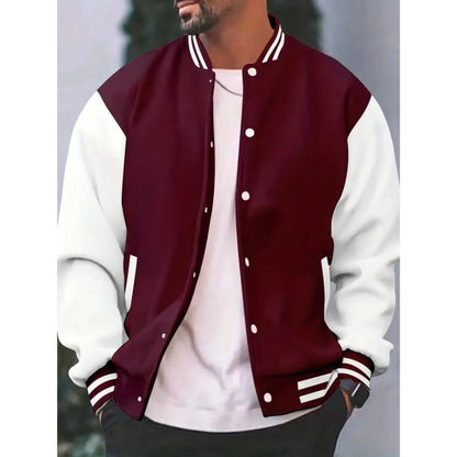 Bourgogne Considered Longline Tailored Bomber Jacket with Button Front