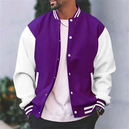 Pourpre Considered Longline Tailored Bomber Jacket with Button Front